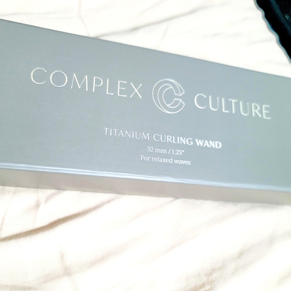 NEW! COMPLEX CULTURE Titanium Curling Wand 1.25" - Picture 6 of 14